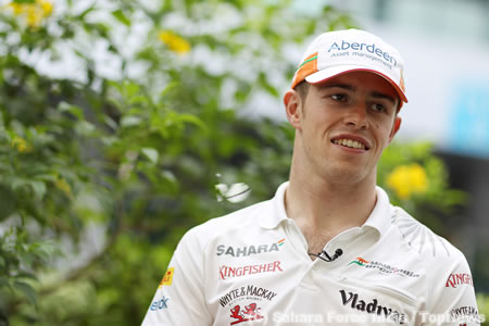 ディ・レスタ、体調不良でフリー1欠席