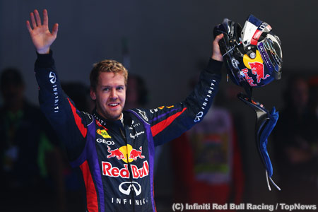 ベッテル、史上3人目となるF1の4連覇を達成／F1インドGP終了後ランキング