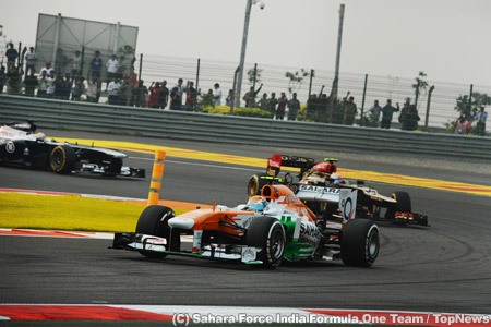 スーティル「1回ストップ作戦は、レース中に決めた」