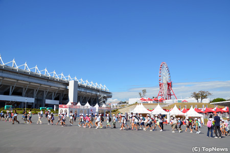 木曜日の鈴鹿は晴天＝F1日本GP