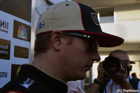 【写真】金曜セッション後のライコネン＝F1日本GP