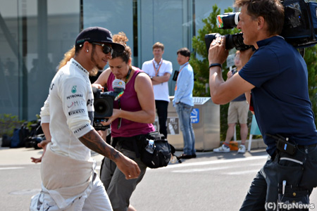 【写真】フリー3を終えたハミルトン＝F1日本GP