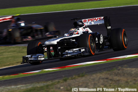 ウィリアムズ、ポイント圏内に届かず／F1日本GP日曜まとめ