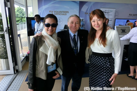 井原慶子＆トッドFIA会長、モータースポーツジャパンにスペシャルマシンで登場