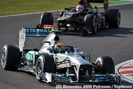 メルセデスAMG、スタート成功も不運に見舞われる／F1日本GP日曜まとめ