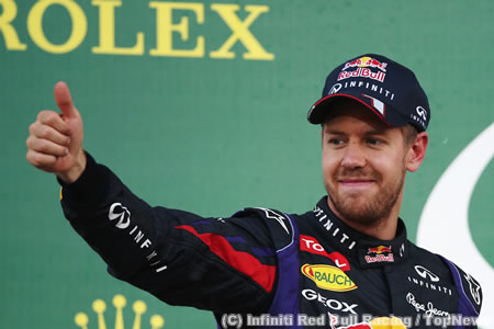 ベッテル、F1の4連覇に王手。日本GP終了後ランキング