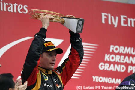 ロータス、ライコネンが追い上げて2位表彰台／F1韓国GP日曜まとめ