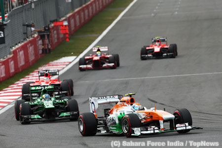 フォース・インディア、2台ともクラッシュ／F1韓国GP日曜まとめ