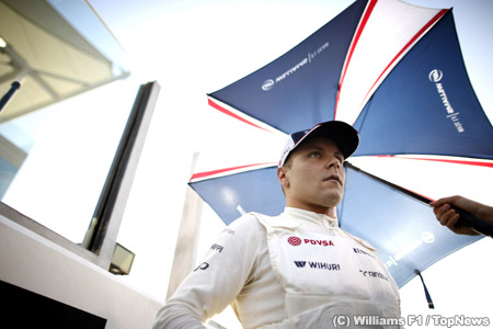 ボッタス、初めてのF1アメリカGP