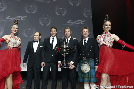 【写真】WEC王者も表彰＝FIA表彰式