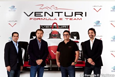 ディカプリオ、EVのF1フォーミュラEに参戦