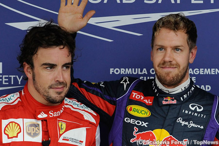 ウェバー、ベッテルとアロンソはハミルトンより上