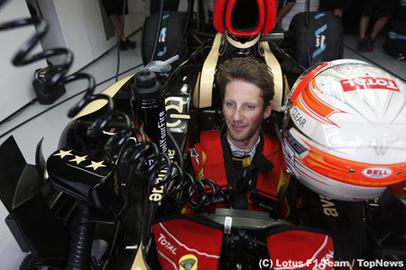 F1シート喪失を覚悟していたグロージャン