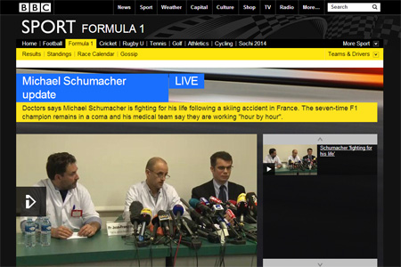 シューマッハの医師団、スキー事故多発で余裕なし