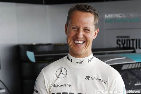 【動画】シューマッハ、生命の危機は脱した