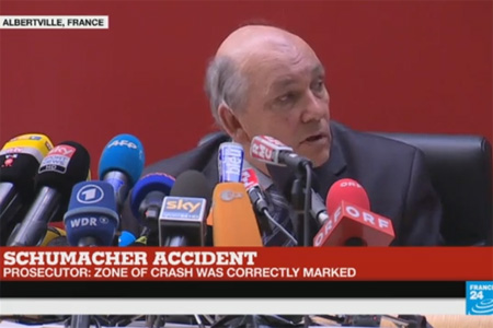 シューマッハ転倒時の状況が明らかに＝捜査当局が会見