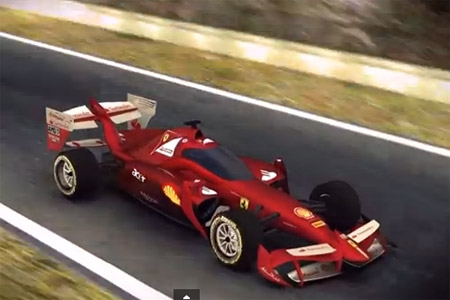 未来のF1カー、コックピットがクローズド型になったらこうなる？