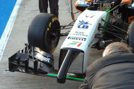 フォース・インディア、最長のアリクイノーズ