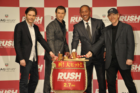 映画『ラッシュ／プライドと友情』、番長清原も登場してヒット祈願