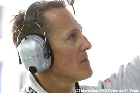 シューマッハ、刺激への反応なし