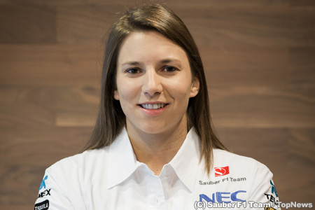 ザウバー、2015年F1デビューを目指す女性ドライバーと契約