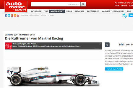 ウィリアムズ、マルティーニカラーをバーレーンでお披露目か