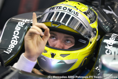 F1バーレーンテスト4日目、ロズベルグがトップ