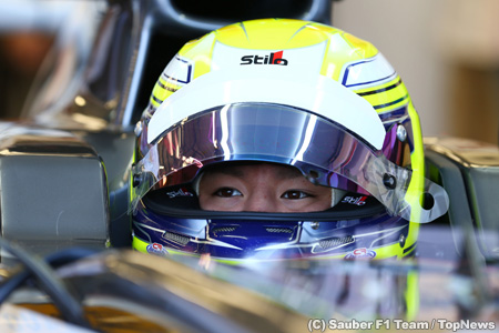 佐藤公哉、初のGP2合同テストに参加