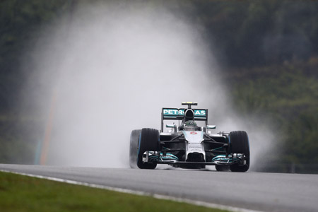ロズベルグ「ウエットタイヤの感触があまり良くなかった」