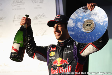 リカルドが燃料流量違反で失格、レッドブルは控訴へ