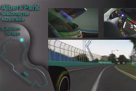 【動画】F1オーストラリアGP、ハミルトンのサーキット紹介