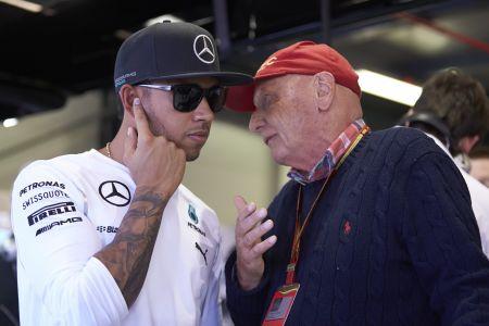 ラウダ、開幕戦リタイアのハミルトンを激励