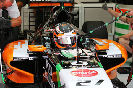 ヒュルケンベルグ「マシンの感触はOK。土・日に向けて上々のスタート」