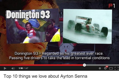 【動画】Pole Position「私たちが愛するアイルトン・セナのTOP10」を公開