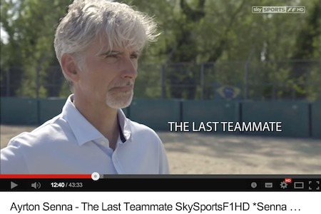 【動画】SkySportsで最後のチームメート、デーモン・ヒルがセナを語る