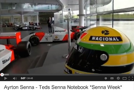【動画】アイルトン・セナをマクラーレンテクノロジーセンターで語る