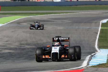 「僕らは暑いレースと相性がいい」／フォース・インディア、F1ドイツGP2日目