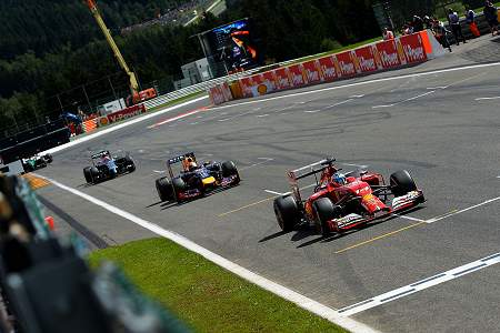 「ライコネン復調。アロンソにはトラブル発生」／フェラーリ、F1ベルギーGP決勝