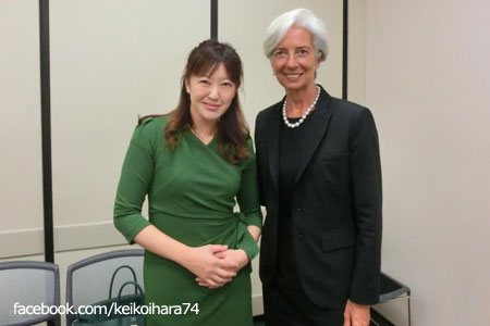 【動画】井原慶子、政府主催「女性が輝く社会に向けた国際シンポジウム」にてラガルドIMF専務理事と対談