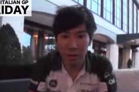 【動画】小林可夢偉「アップデート効果は不明」イタリアGPでクルマの感触について語る