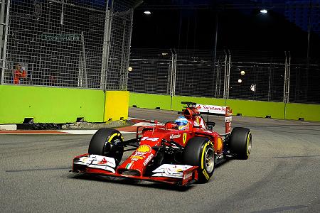 アロンソがトップタイム。小林可夢偉は20番手／F1シンガポールGPフリー走行3回目