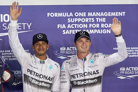 メルセデスAMG来季ドライバー、ハミルトンとロズベルグの確率は「99%」