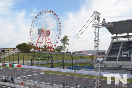 F1日本GP土曜日8時の空模様、台風18号の影響も徐々に