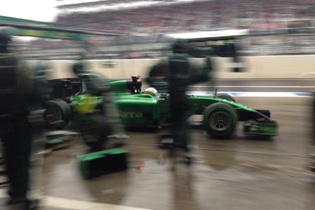 小林可夢偉「難しいレースだった」／F1日本GP決勝