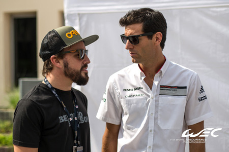 【WEC】フェルナンド・アロンソがバーレーン6時間レースを訪問