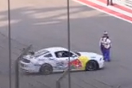 【WEC動画】Red Bullショータイム！空から落下した人の周りをドーナツターン