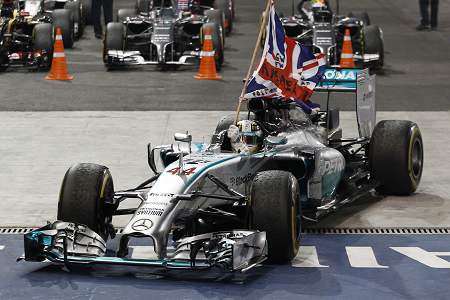 2014年F1チャンピオンのハミルトン、2015年もカーナンバー「44」を希望