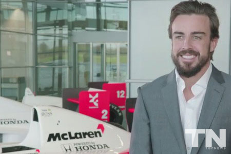 【動画】アロンソ、マクラーレン・ホンダ入りを笑顔で語る
