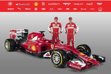 【F1新車画像】フェラーリが2015年型車SF15-Tを発表