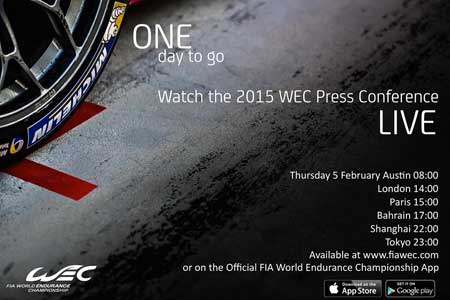 【LIVE中継】WECプレスカンファレンス2015